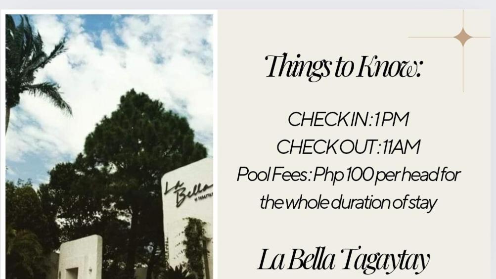 Retreat Haven In La Bella Tagaytay Διαμέρισμα Tagaytay City Δωμάτιο φωτογραφία